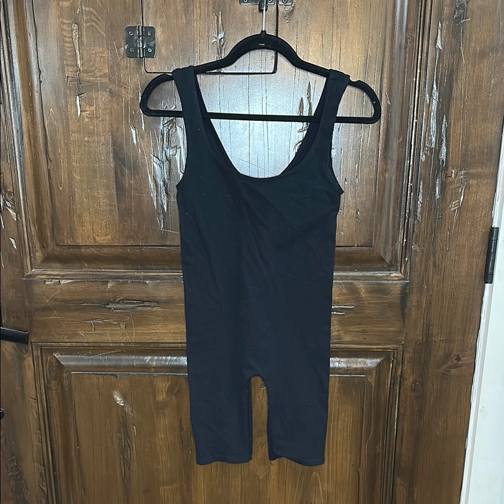 Free People Classic Black Tank Bodysuit